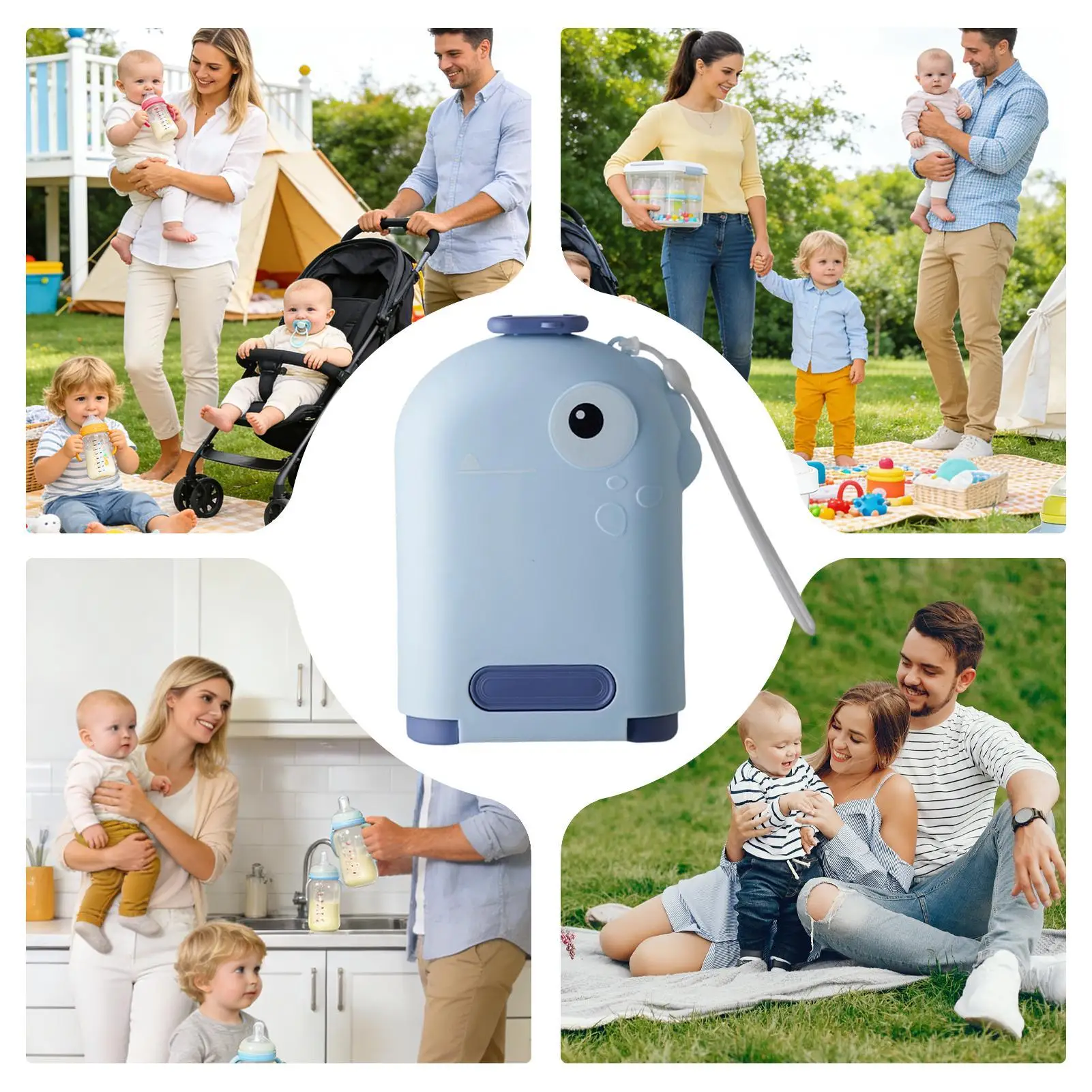 

Набор детских щеток для бутылок, портативный, многофункциональный, с полным комплектом для хранения, дорожный набор для чистки бутылок для взрослых, влюбленных, семей, друзей