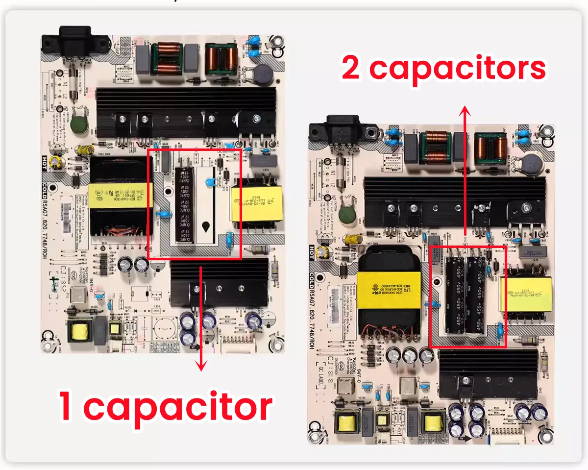 Suitable for Hisense HZ43A65 power board RSAG7.820.7748/ROH backlight two-pin