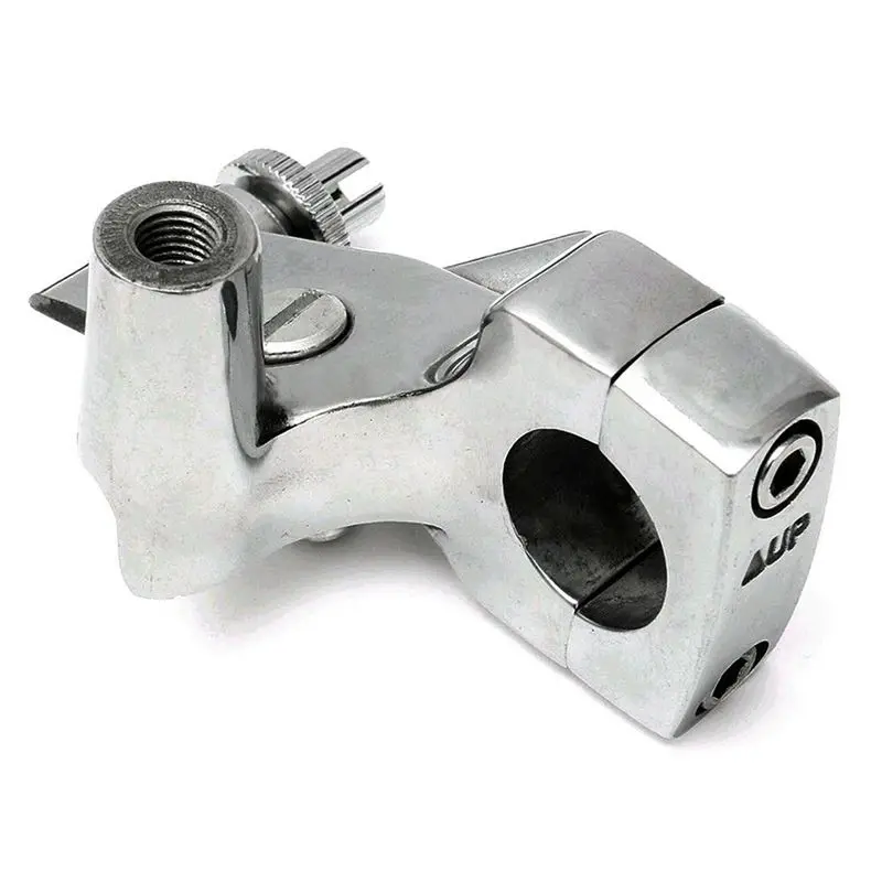 Practical 4X 25Mm 1Inch Motorcycle Clutch Lever Mount Holder For Honda Shadow 600 VT750 Silver Aluminum Alloy