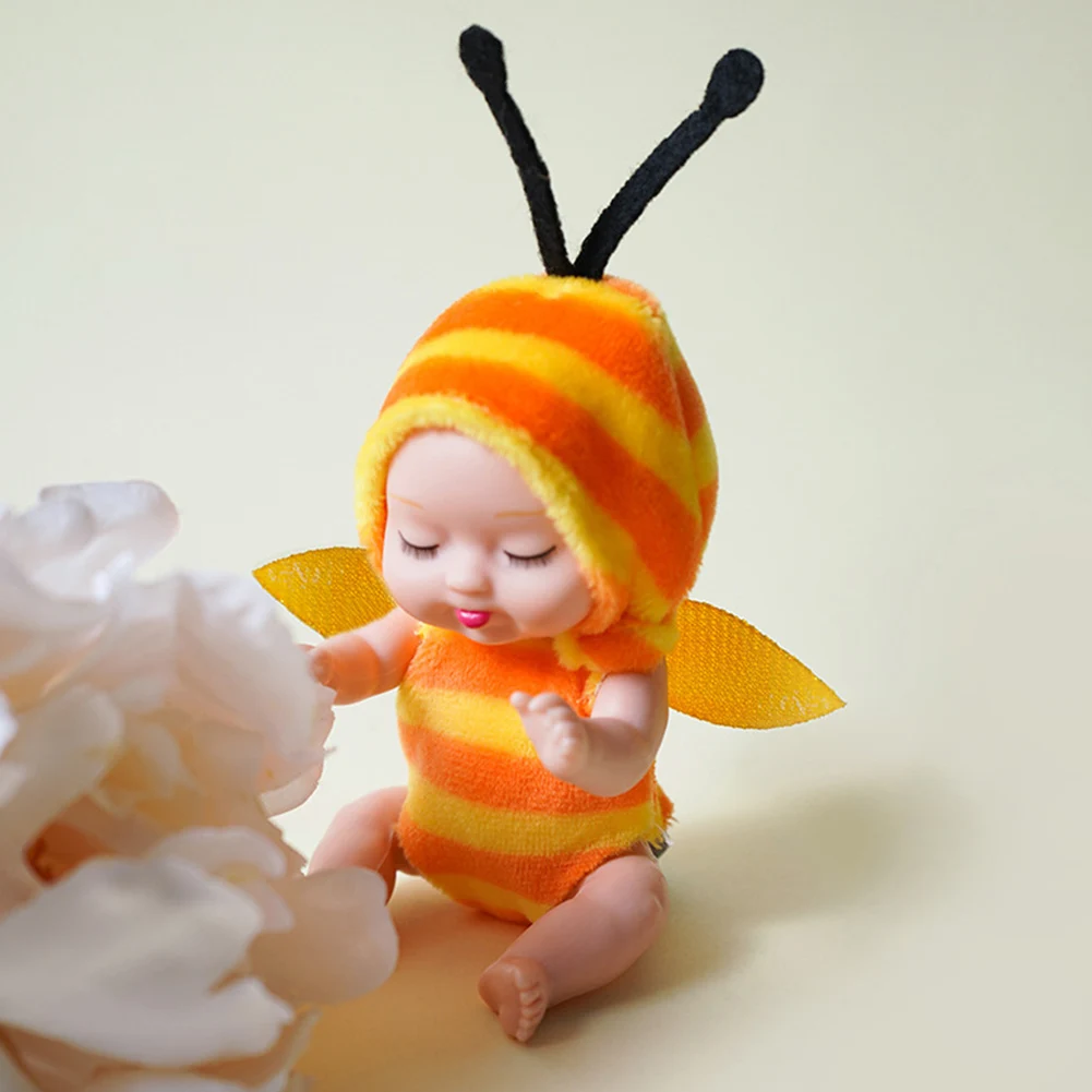 1/6 Uds. Mini muñeca Reborn de 11cm, muñeca realista, juguetes para bebés, muñecas pequeñas, juguetes para niñas, regalo de cumpleaños