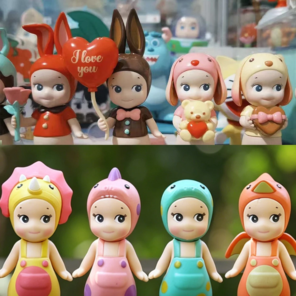 High quality Dinosaur and love Series Cute Cartoon Doll Mini Mystery Box Collectible Anime Figurine Car Decor Birthday Gift