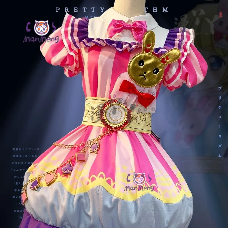 

Костюм для косплея Manaka Laala, аниме Pripara Little Idol, платье Лолиты на Хэллоуин, милая униформа для девочек, аксессуары, комплект реквизита