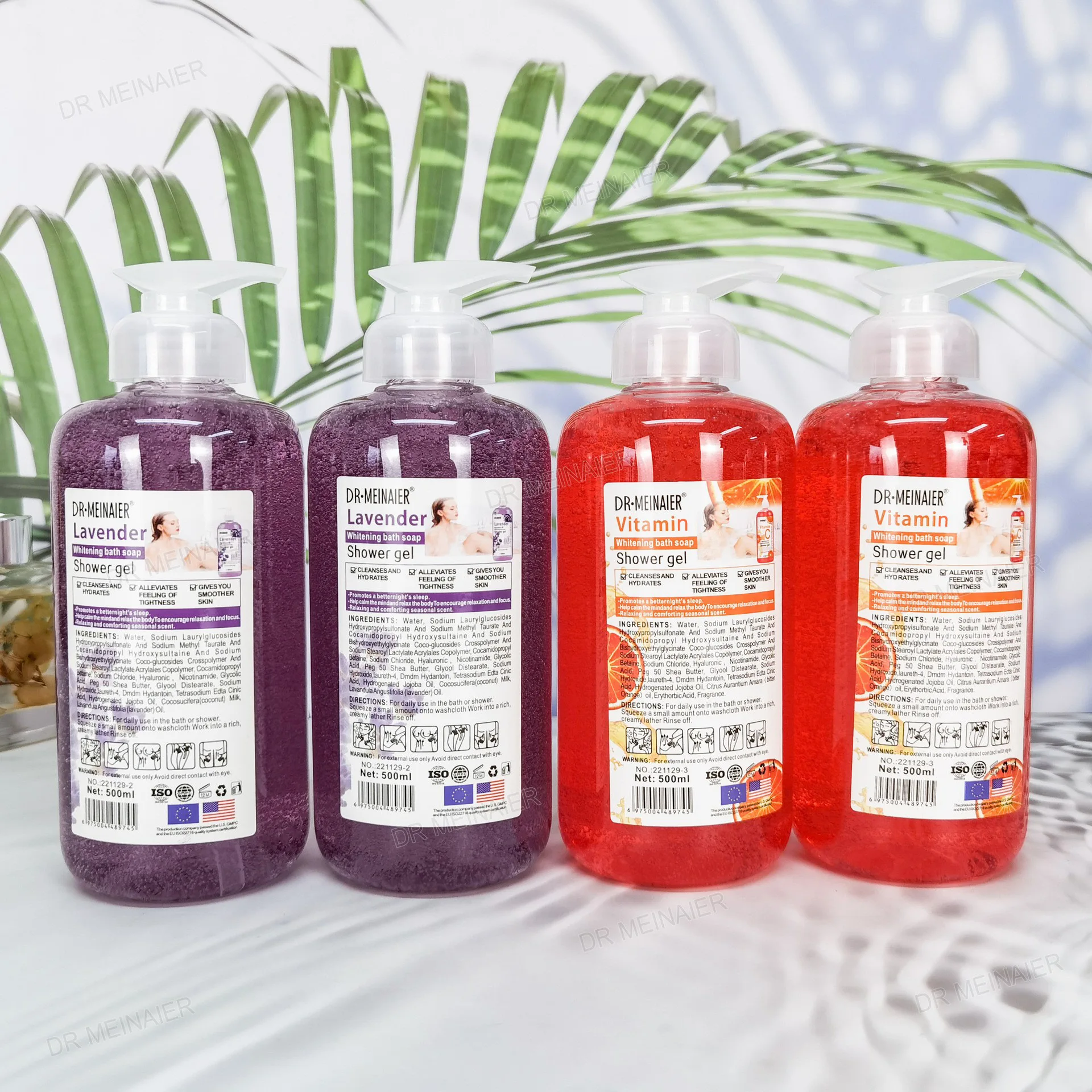 فيتامين C غسل الجسم رغوة حريرية منعش ترطيب البشرة عطر دائم اشراق لون البشرة إزالة البقع الداكنة العناية بالبشرة #4