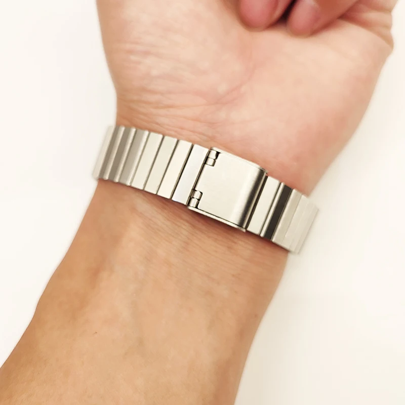 Watch strap for Casio small square A158/A159/A168/B650/AQ230/700/A500/F-91W stainless steel strap