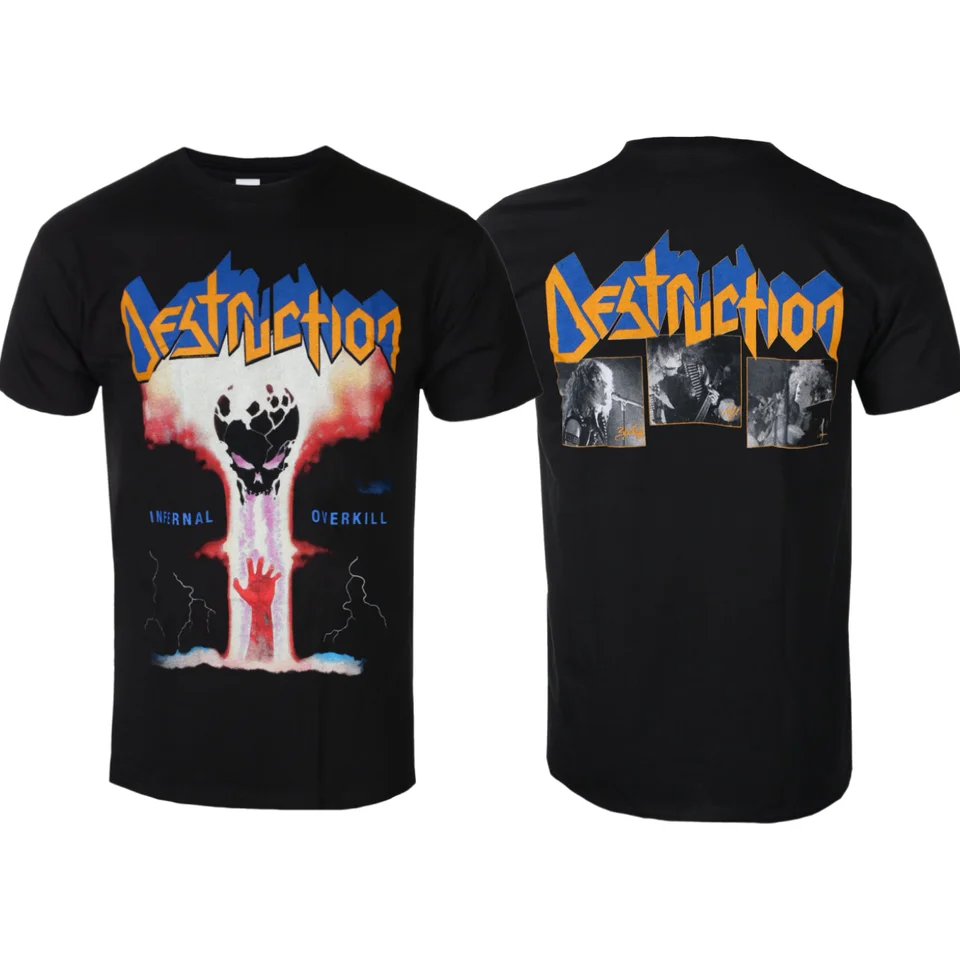 DESTRUCTION - INFERNAL OVERKILL Artistic Pattern Thrash Metal Band
