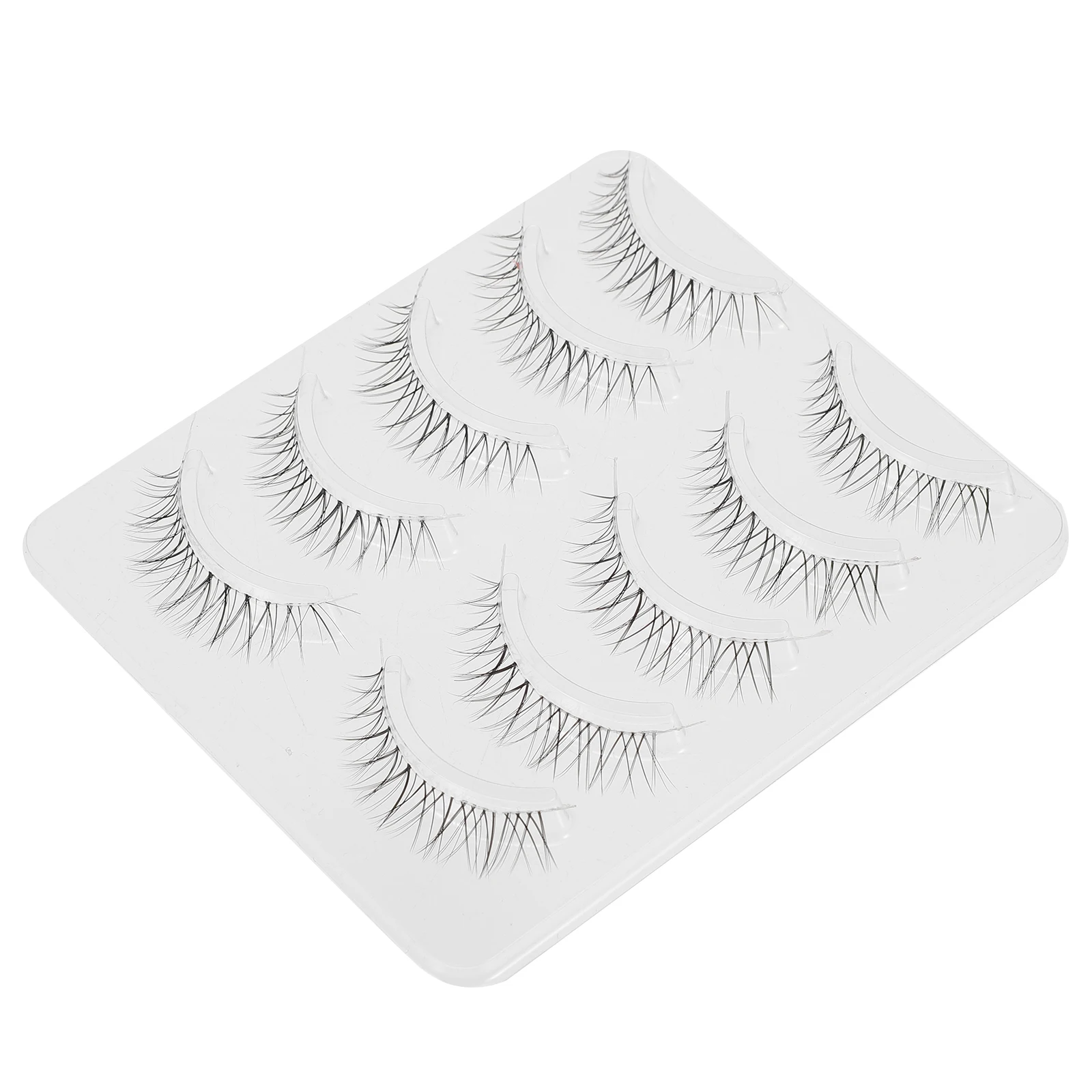 5 أزواج من الرموش الصناعية الطبيعية الضفيرة حية سميكة كثيفة الألياف الكيميائية المرحلة النساء أداة ماكياج وهمية رموش اصطناعية للحزب