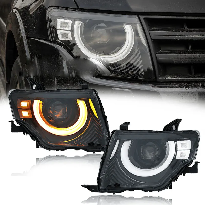 

Car headlights for Mitsubishi Pajero 09-21 V97 V87 V93 headlight assembly retrofit full LED water steering