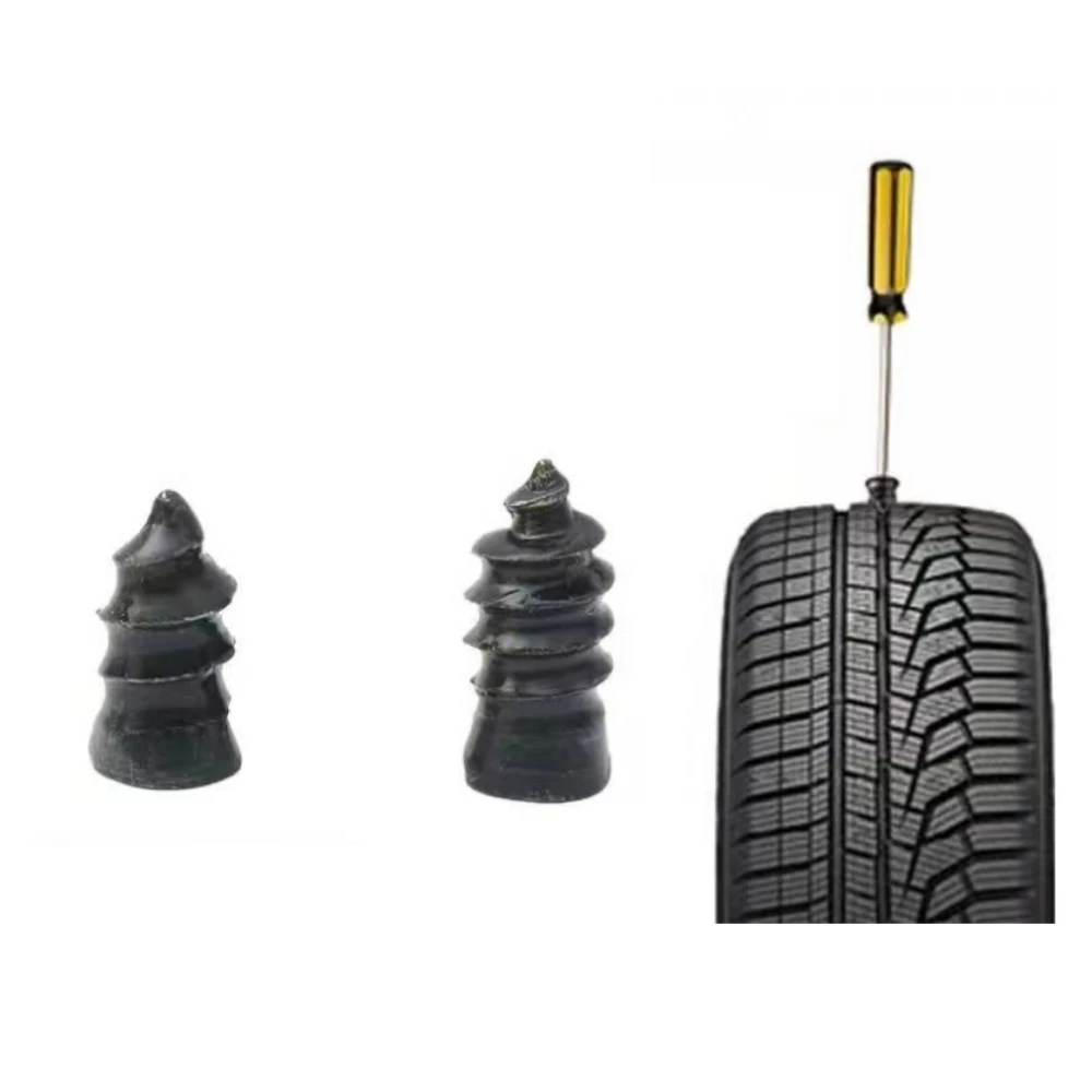 10/30Pcs Car Tyre Repair Rubber Nail Set Universal Car Motorcycle Tyre Repair Nails Truck Scooter Bike Tire Puncture Repair Tool