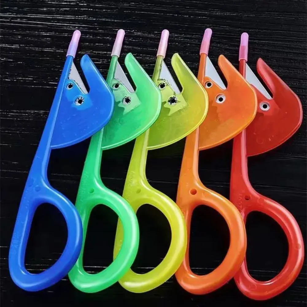 5PC Poultry Intestine Scissors Shrimp intestine stripper cleaning fish belly knife Clean up poultry intestine kitchen knife tool