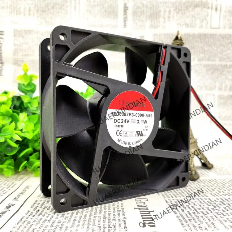 جديد EEC0382B3-0000-A99 12 سنتيمتر/12038 24 فولت 3.1 واط مروحة التبريد مجموعة أدوات التجميع