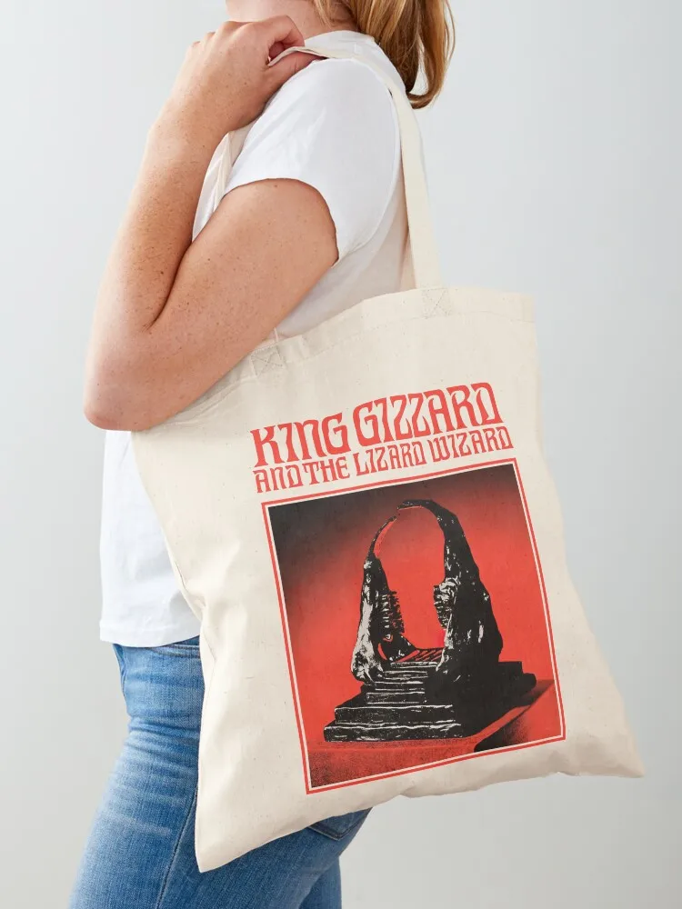 king gizzard and lizard wizard Tote Bag canvas tote bag Lady bags hand bag tote canvas