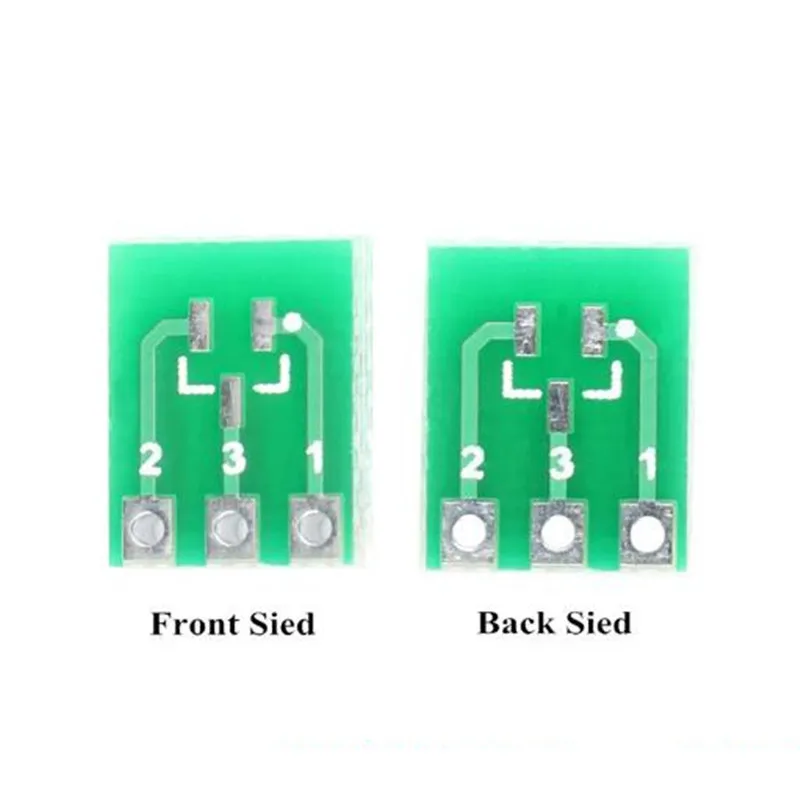 10/50pcs SOT23 SOT23-3 Turn SIP3 Double-Side SMD Turn To DIP SIP3 Adapter Converter Plate SOT SIP IC Socket PCB Board