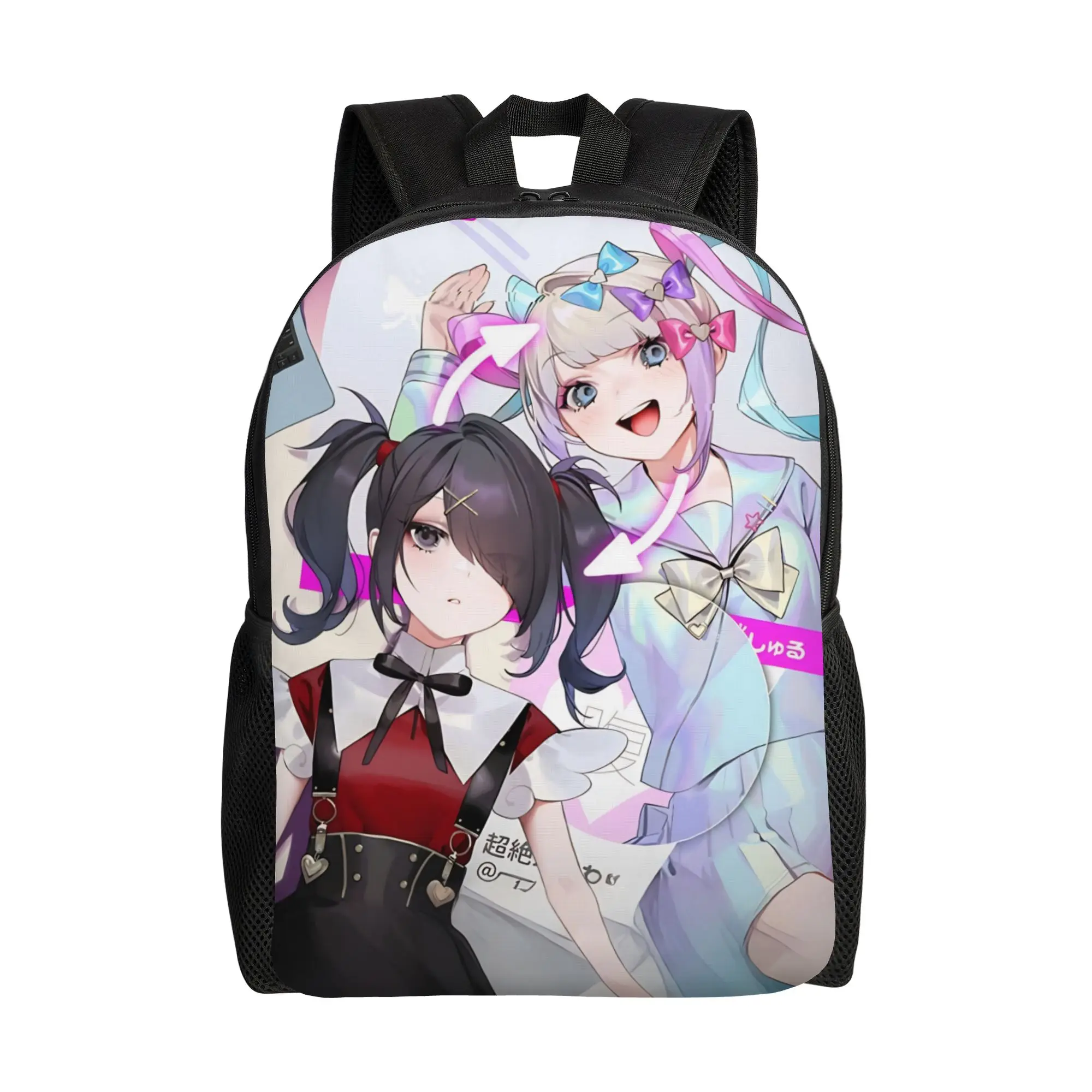 OMG kawaii Angel Fashion Backpack with Pocket High School Travel Needy Girl Overdose Daypack for Men Women College Shoulder Bag