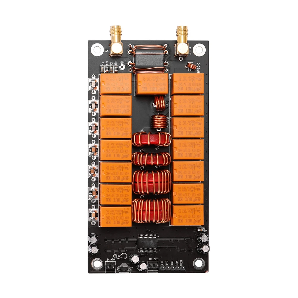 N11R Mini ATU-100 موالف هوائي 1.8-50 ميجا هرتز موالف هوائي تلقائي + جهاز استقبال مكبر للصوت البرامج الثابتة OLED