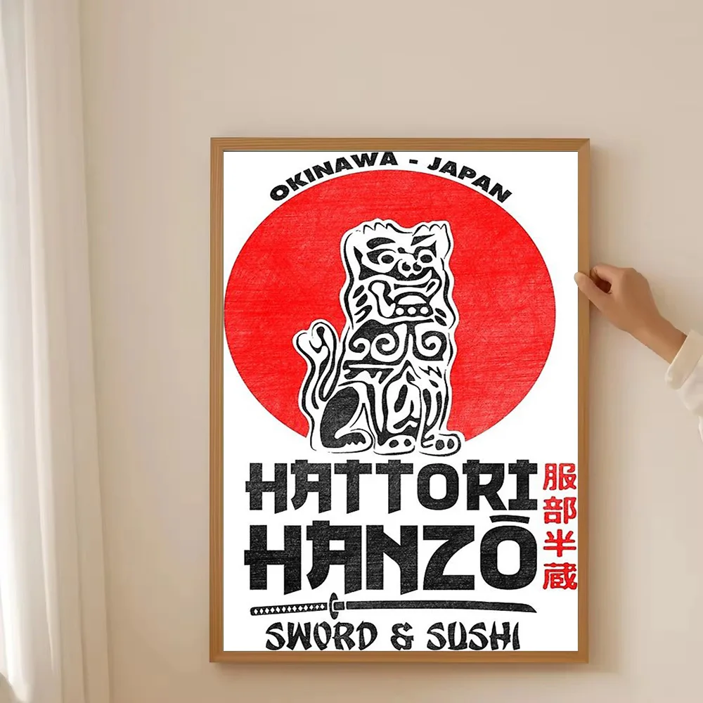 غير المؤطرة اليابانية الساموراي قماش جدار الفن المحارب طباعة بوشيدو ديكور التقليدية اليابانية ديكور فني للمنزل غرفة المعيشة غرفة نوم Gi #3