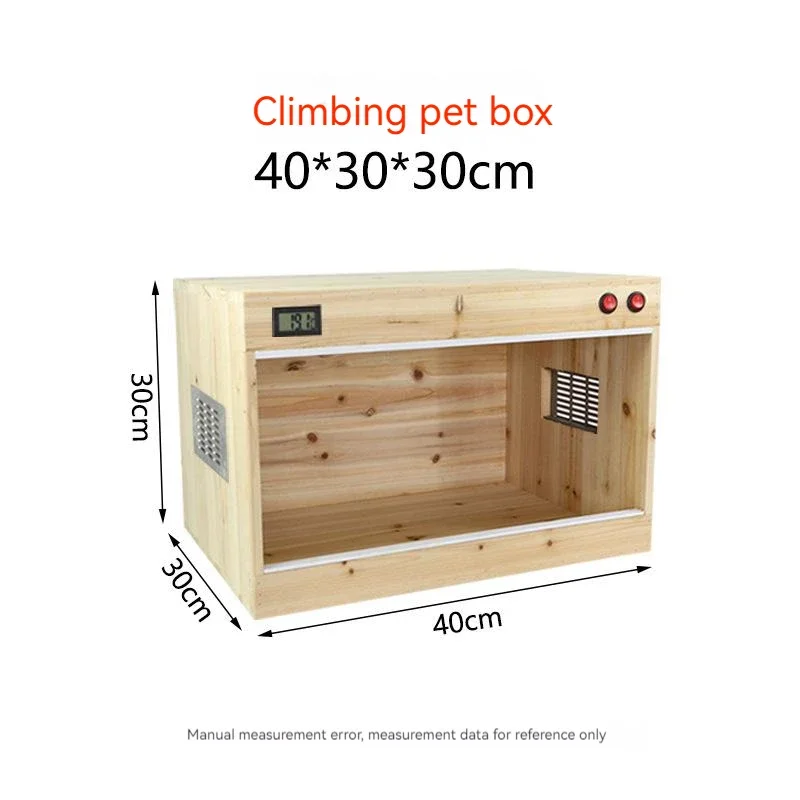 

Horned Frog Spider Incubator Ovulation Box Wood Reptile Breeding Box