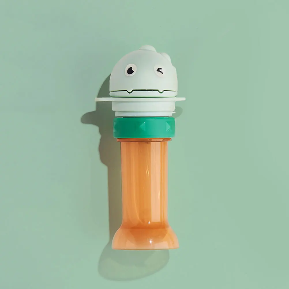 

2Pcs Kids Straw Lid Dinosaur Design Spill Proof Water Bottle Adapter Practical Bottle Cover