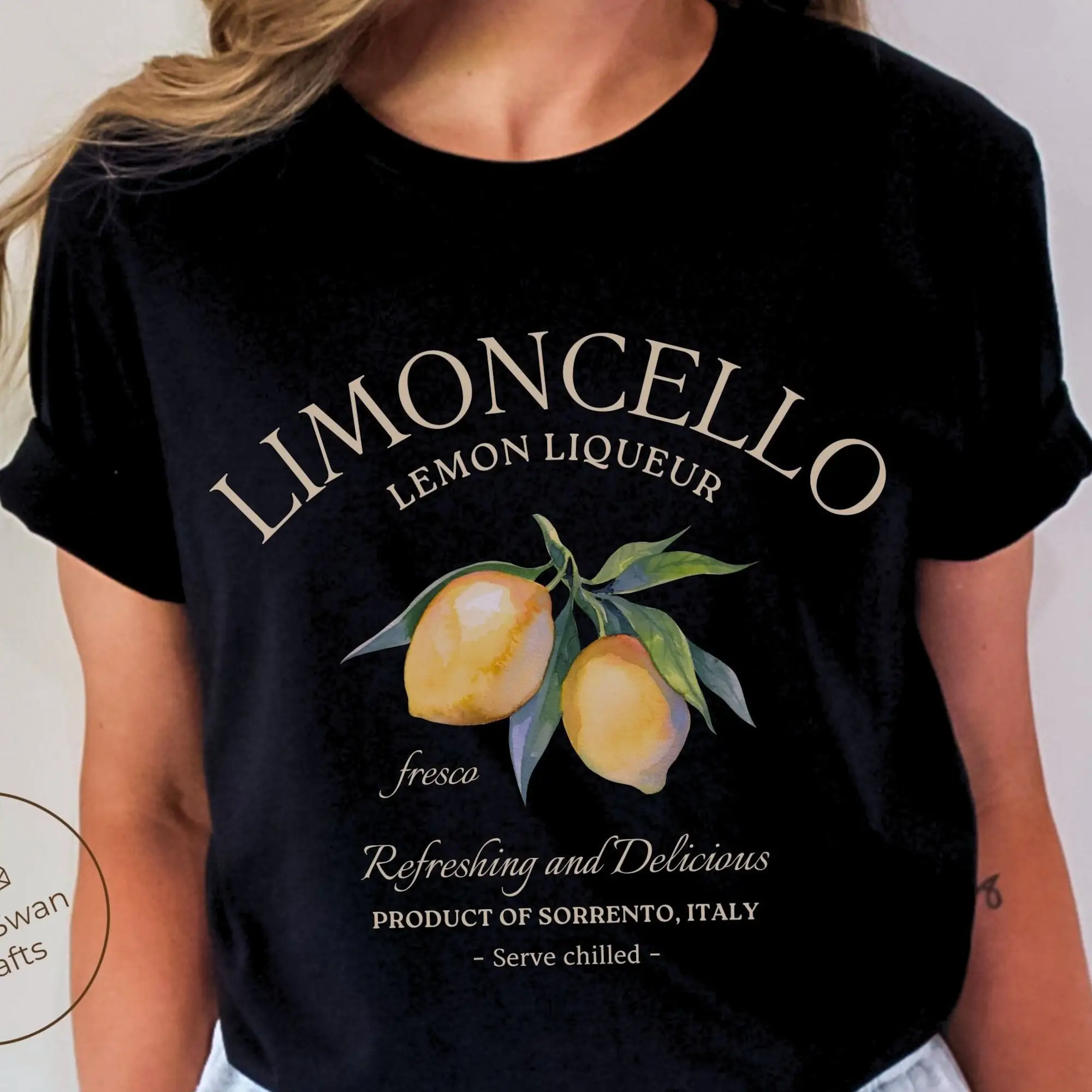 Limoncello Shirt, Sorrento Italy lemons T-shirt