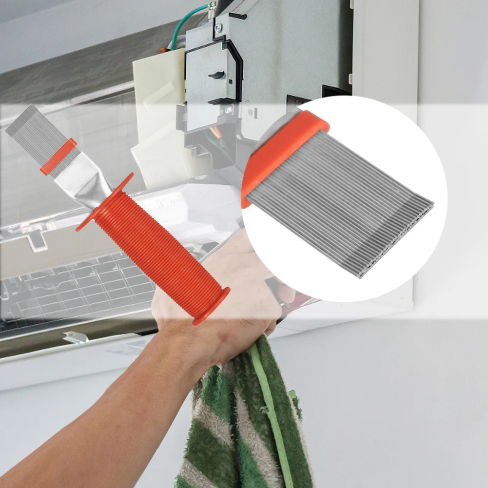 

Universal Refrigeration HVAC Fin Comb Air Conditioner Fin Cleaning Comb Condenser Radiator Fin Brush Cleaner Cleaning Tool