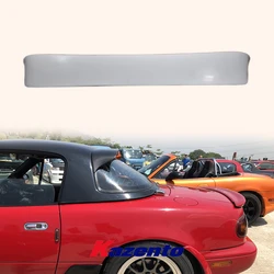 For Mazda Miata MX5 (NA Hard Top Only) Rear Roof Spoiler Wing Lip FRP Unpaint