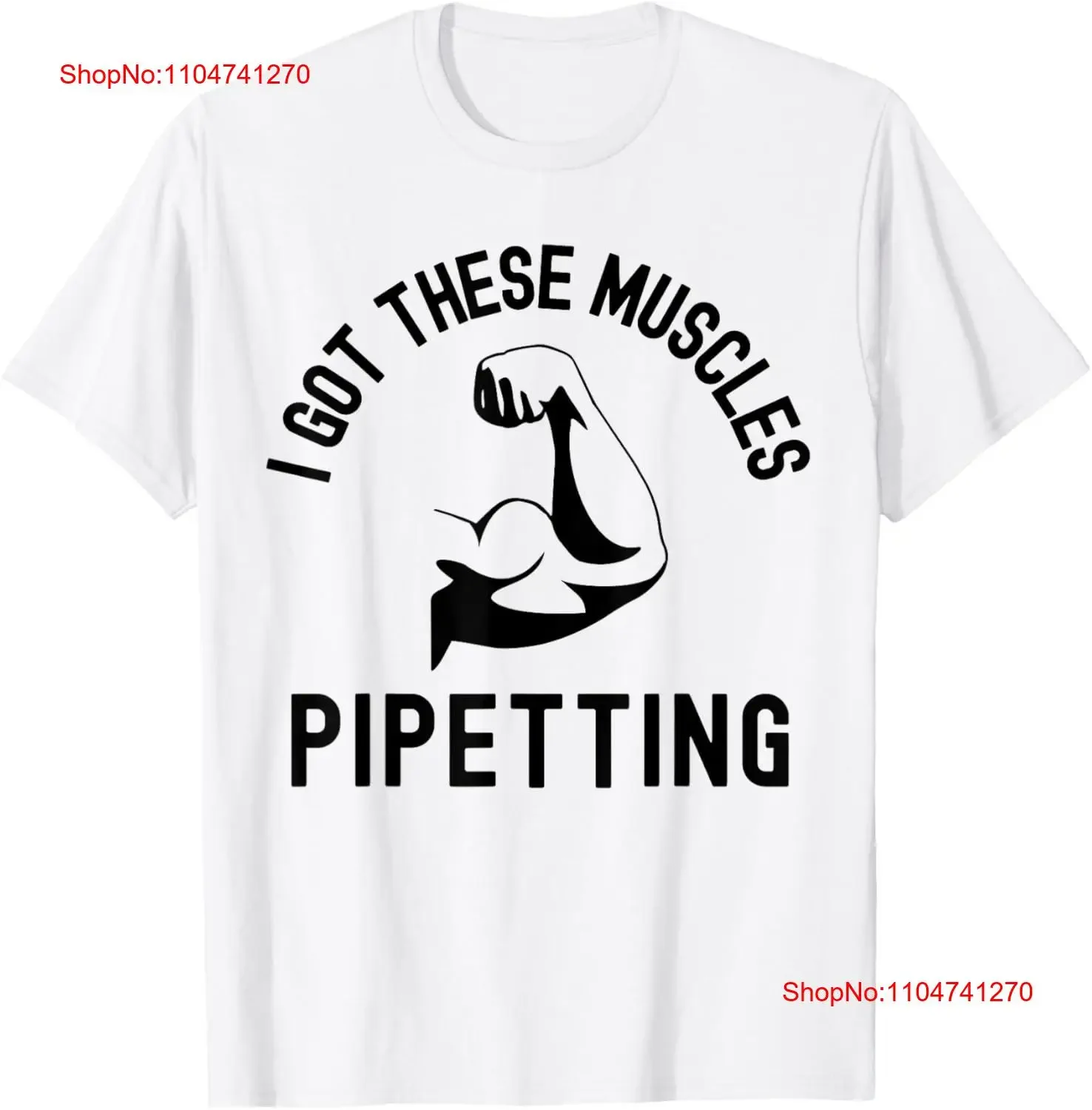 Tengo estos músculos Pipetting laboratorio tecnología microbiología camiseta vintage lavado Top para uso diario transpirable elegante