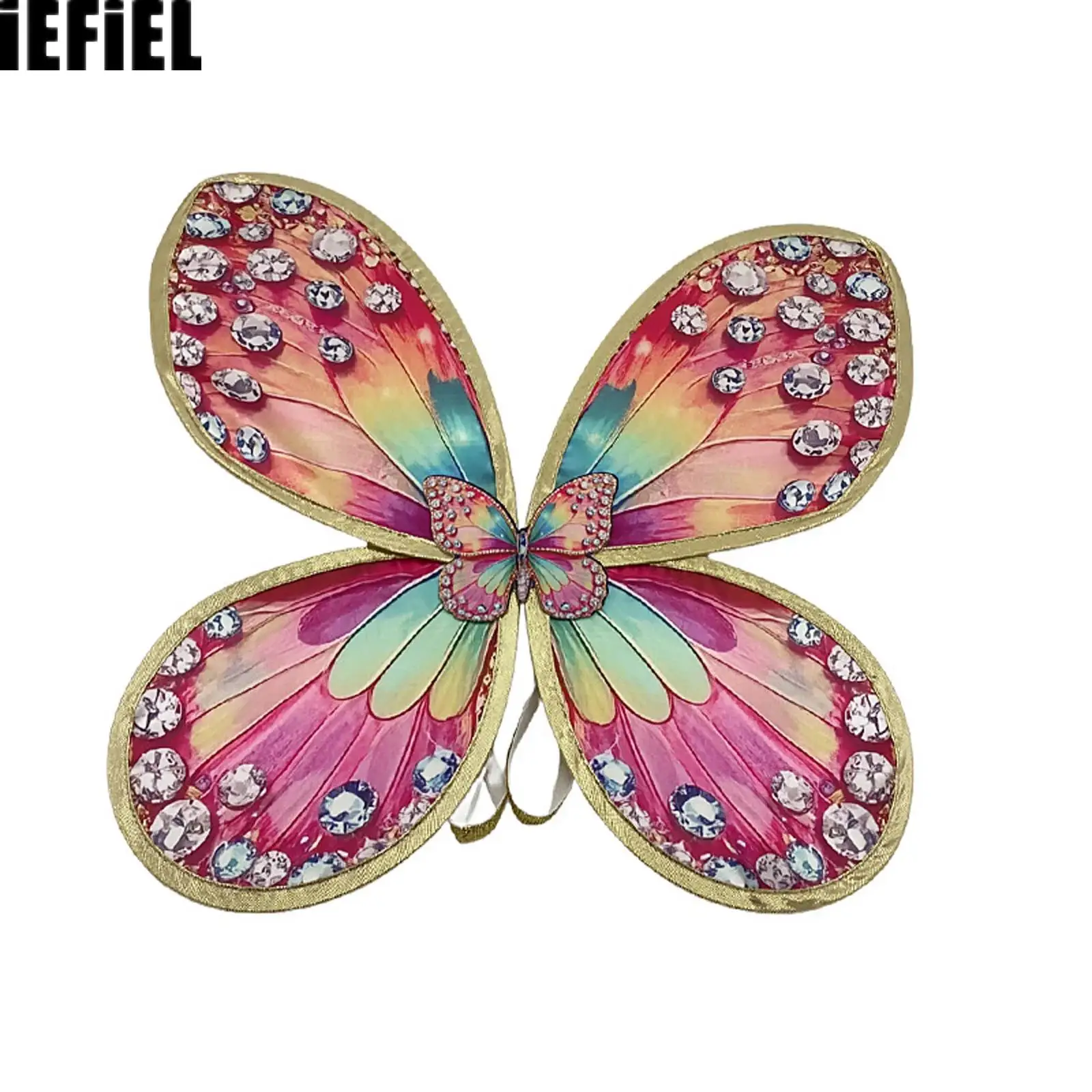 

Printed Angel Wings Butterfly Wings Festival Wings with Elastic Strap Festival Decorations Props Stage Performances