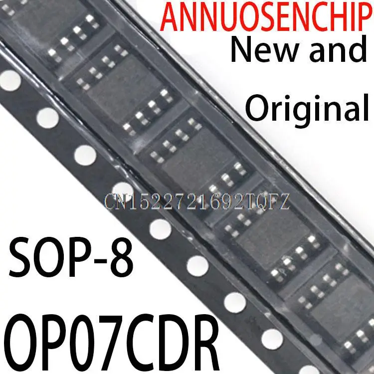 100PCS New and Original OP07 OP07C  SOP-8 OP07CDR