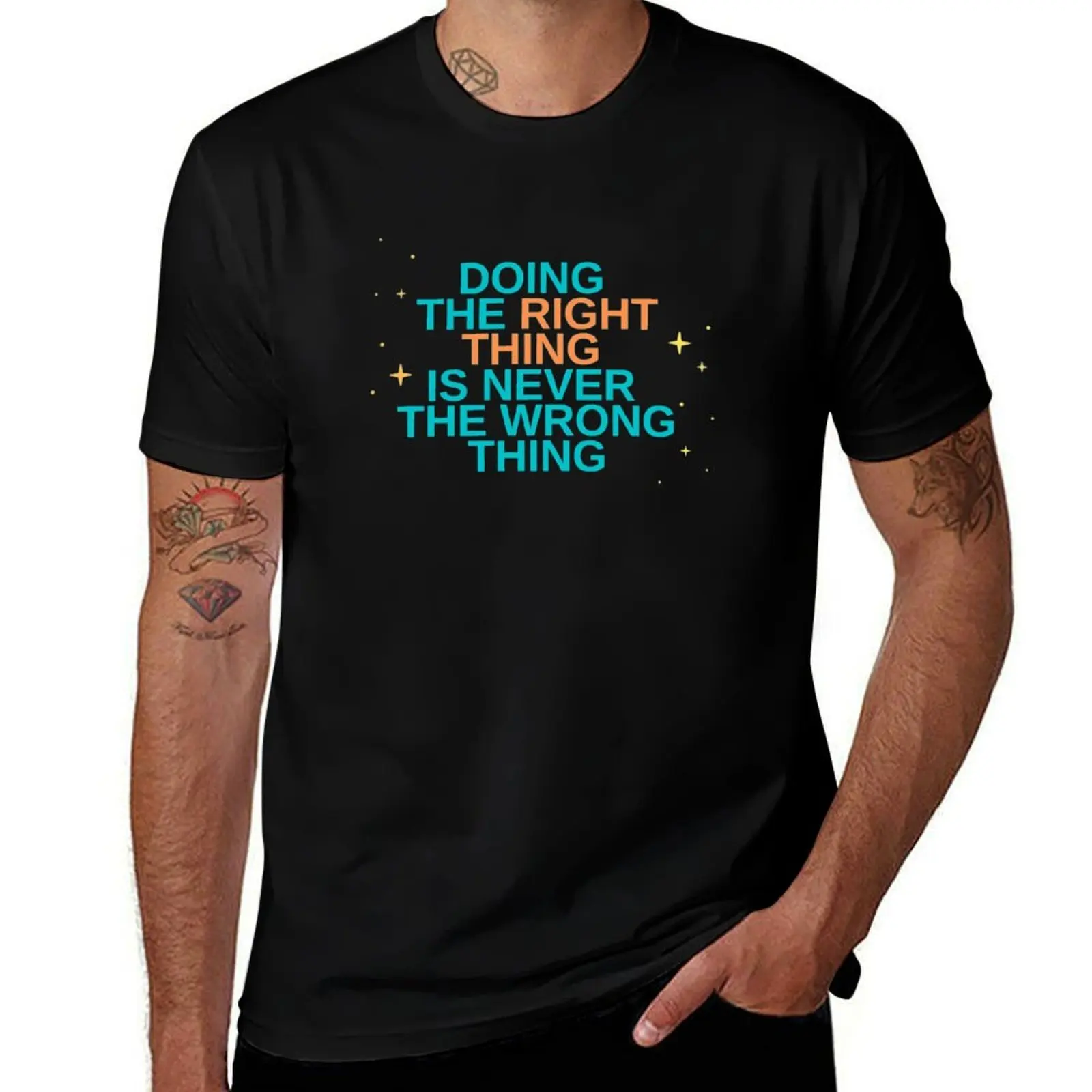 

Doing the right thing is never the wrong thing - Roy KentPremium T-Shirt Trendy Pattern T-Shirt for Men