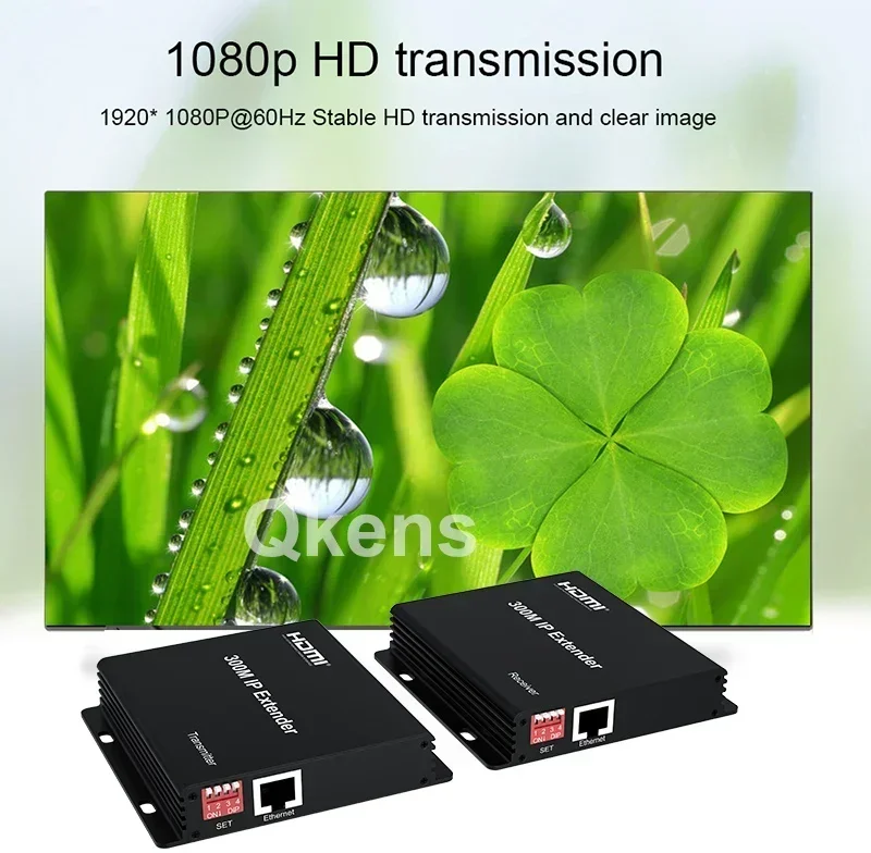 

IP-удлинитель 300 м через кабель RJ45 Cat6 HDMI Ethernet-удлинитель 1080p видеопередатчик и приемник конвертер для камеры PS4 ПК ТВ