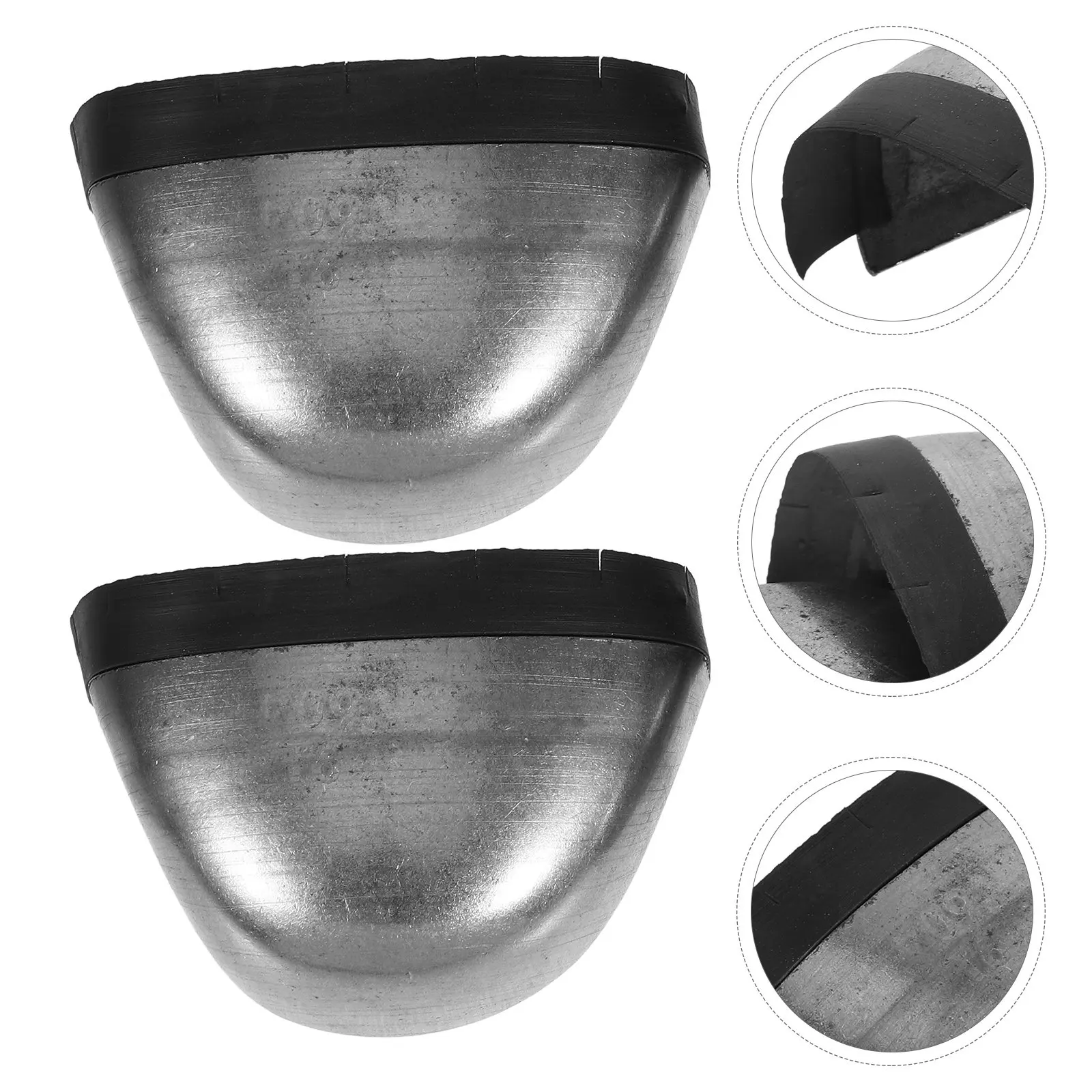 

1Pair Steel Reinforced Safety Toe Caps Work Shoe Toe Guards Foot Protection Boots Inserts Impact Resistant for Construction