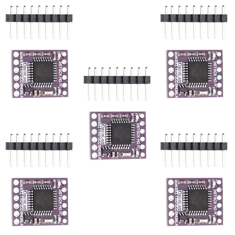 

ABFM-Atmega328 Micro SD Module For Arduino 5PCS Serial Data Logger Supports Naze32 F3 Blackbox Open Source Data Recorder