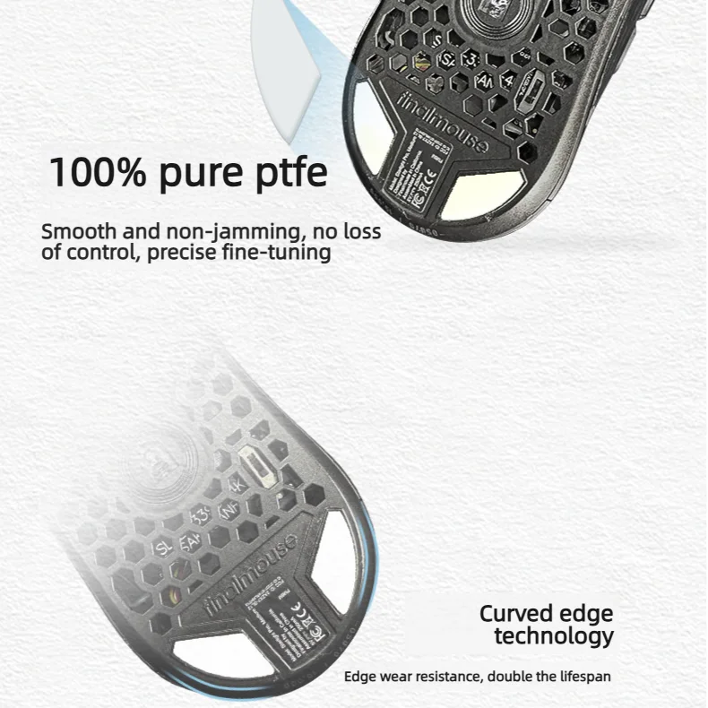 Kirisame-rrost Mouse Feet Skates Pad 100% Pure Ptfe For Razer V3/logitech G Pro X Superlight1/2 Razer Viper Minise Mouse Sticker
