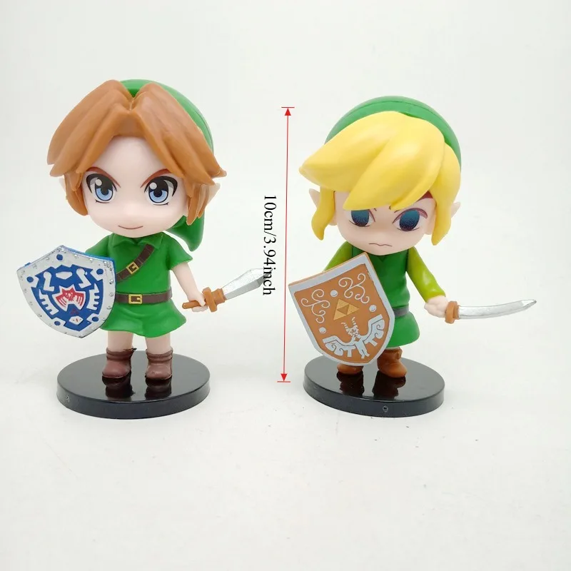The legend of zelda Link Salda figures hand-made 6 decorative desktop model ornaments doll machine, a gift for children. view 6