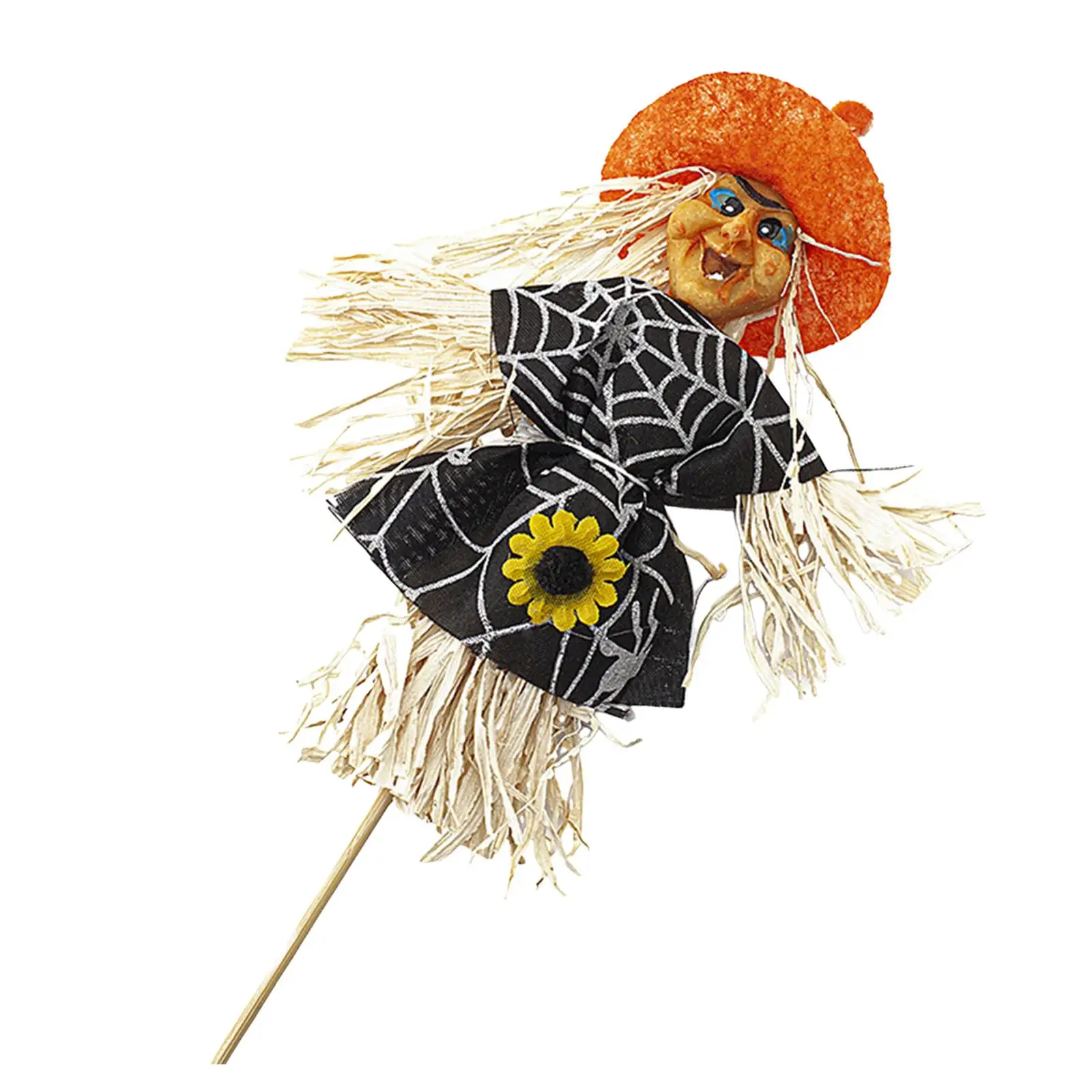 Adornos decorativos de bruja para Halloween, 5 piezas, postes de inserción para porche, jardín, chimenea, estante de vacaciones