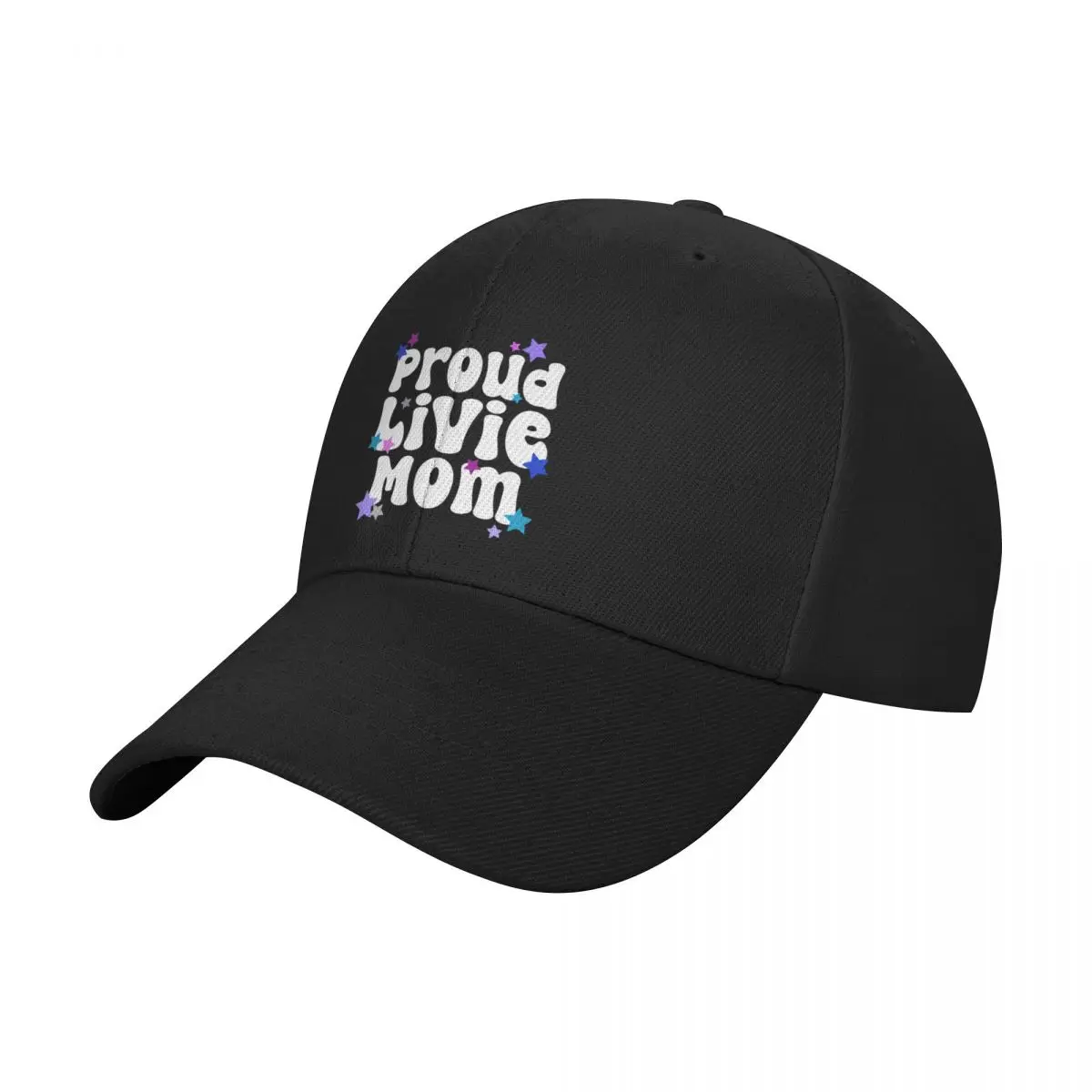 Proud Livie Mom (for dark clothing) Baseball Cap Golf Hat sun hat birthday Anime Hat Caps Women Men's