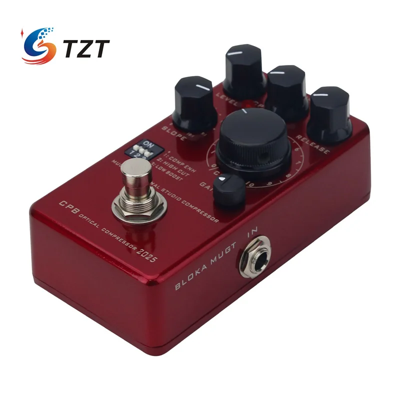 TZT-Universal CPB دواسة ضاغط بصري ، ضاغط استوديو متعدد الوظائف للغيتار الكهربائي والباس