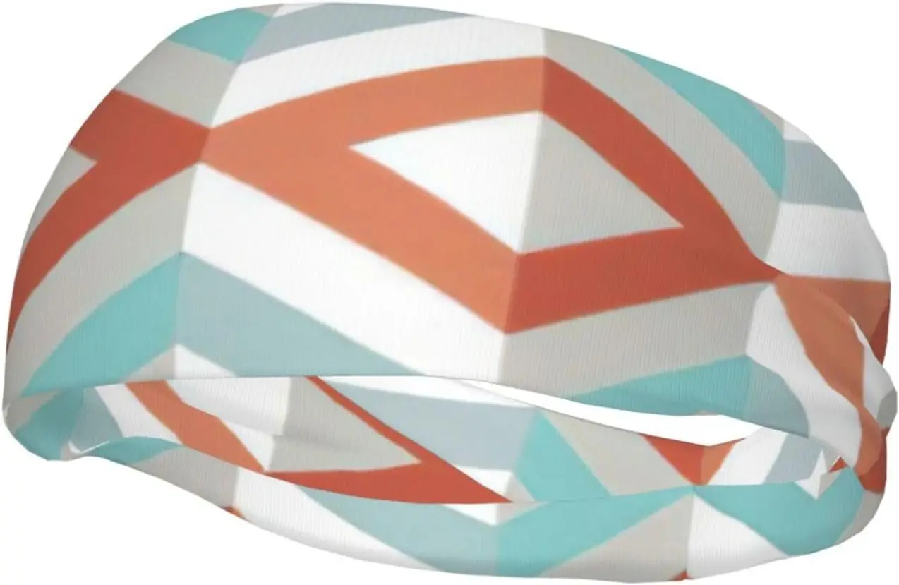 

Zig Zag Lines Print Sports Sweatband,Headband,Funny,lcute and Personalized,for Women Men Unisex