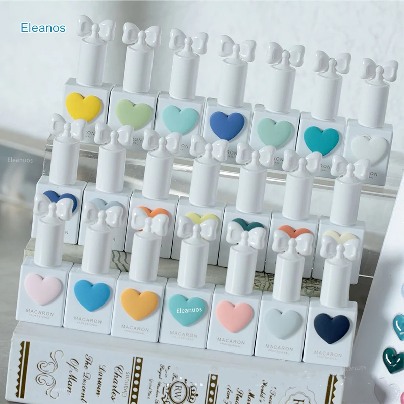 Eleanuos 15ml Very Good Nail Gel Polish Set With Color Chart Soak Off UV LED Gel Nail Kit Heart 58 Color Wholesale Varnishes Kit