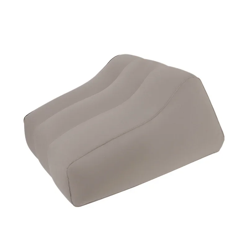 Durable Inflatable Pillow Trapezoidal Flocking Lift Leg Pillow Environmentally Friendly Portable Pillow Relieves Fatigue