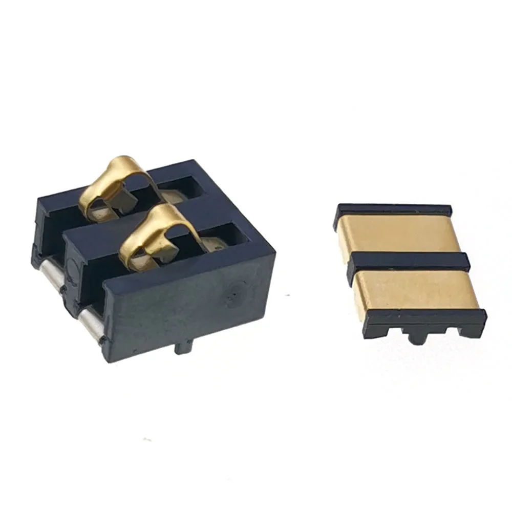 1pc 2P 5A High Current Battery Holder 2Pin Shrapnel Type Battery Connector Male Female Battery Contact Plate Battery Shrapne
