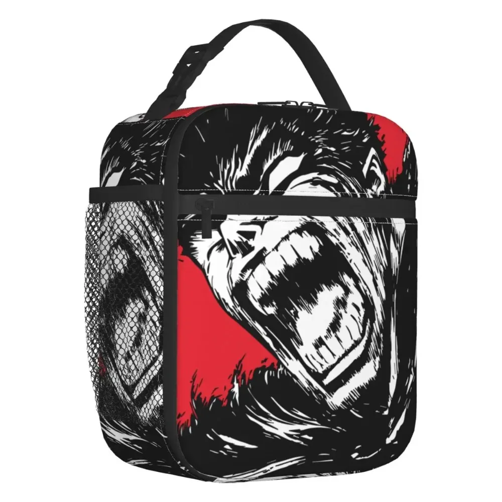 Custom Furious Gattsu Berserk Lunch Bag Women Thermal Cooler Insulated Lunch Boxes for Kids School Children