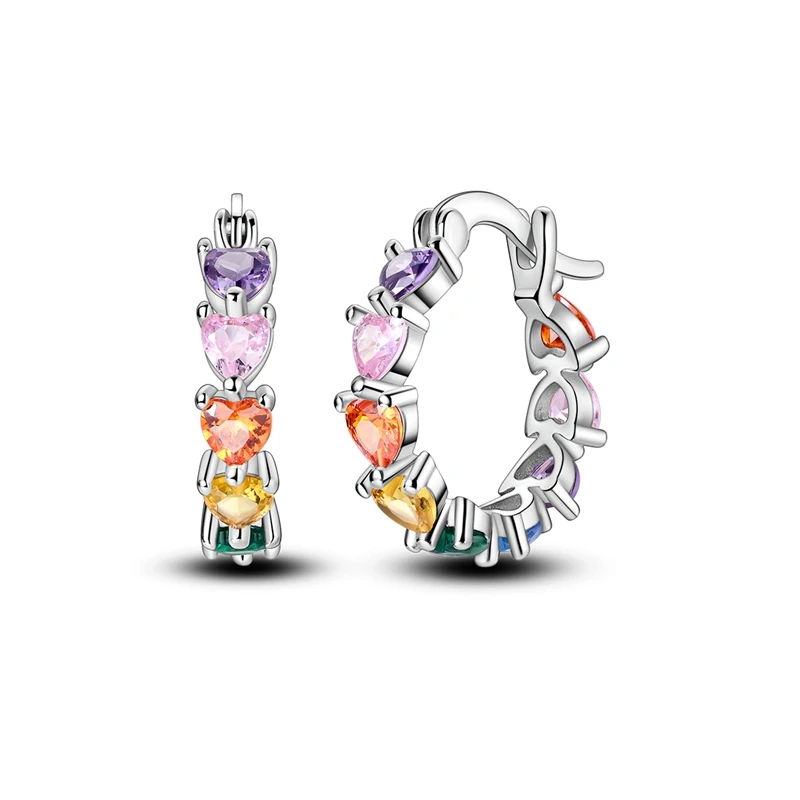 New 925 Sterling Silver Sparkling Zircon Four-Leaf clover Women Earrings Brilliant Wedding Engagement Star Earrings Jewelry Gift image 13