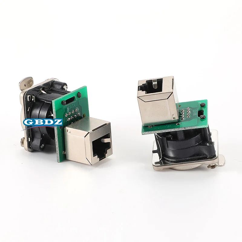 D-Type Module RJ45  CAT5E Network Docking Socket Connector Led Large Screen Network Data Transmission Connection SE8FDP Socket