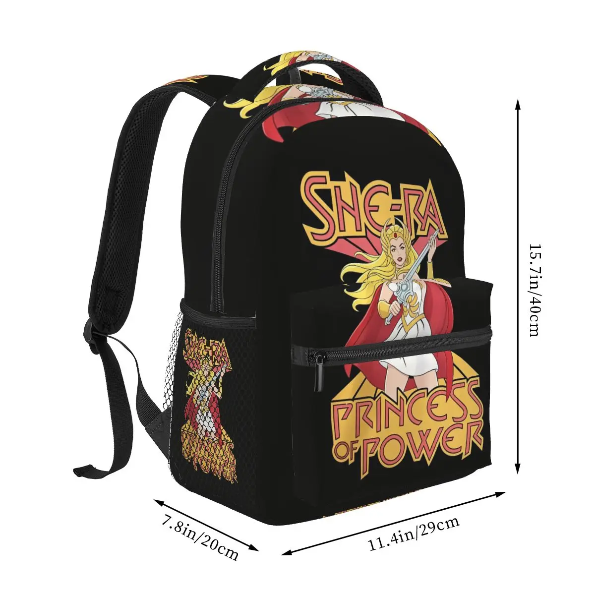 She Ra Princess Of Power Cartoon Backpack Student Boys Girls BookBag Kids School Bag Computer Shoulder Bags for Men Women