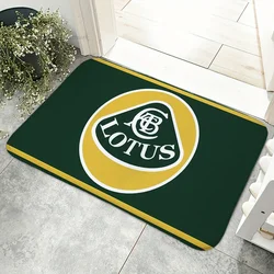 1pc Lotus Caterhams Racing Team Car Floor Mat Floor Mat Anti-Slip Kitchen Bedroom Handmade Tufted Rug Carpet Living Room