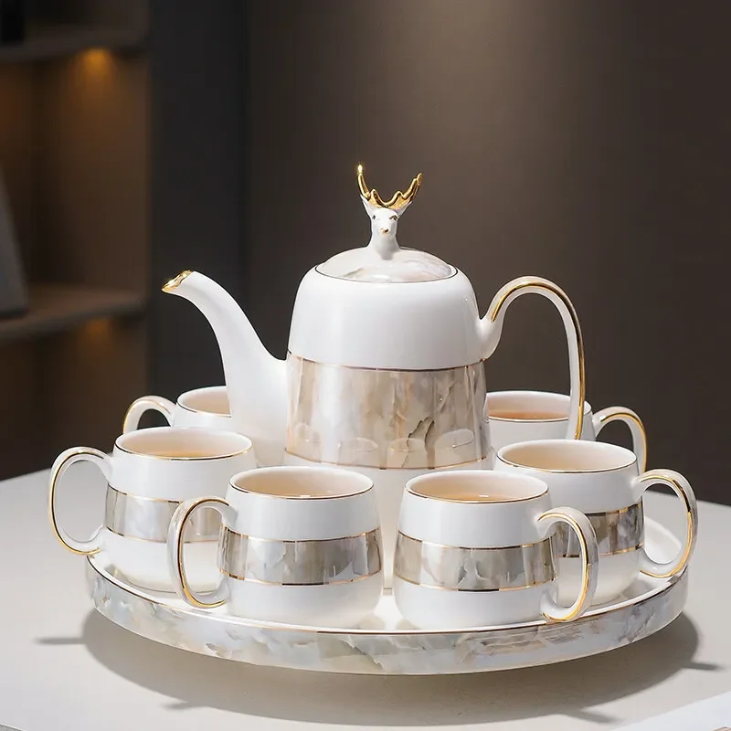 Light luxury wedding gifts, wedding gifts for newcomers, tea set, cup set, housewarming gifts can be