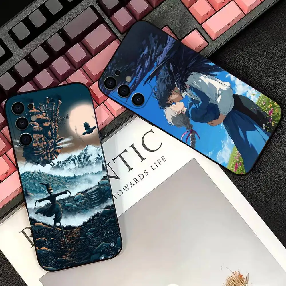 Howl's Moving Castle Phone Case For Samsung S25,S24,S21,S22,S23,S30,Ultra,S20,Plus,Fe Transparent Cover