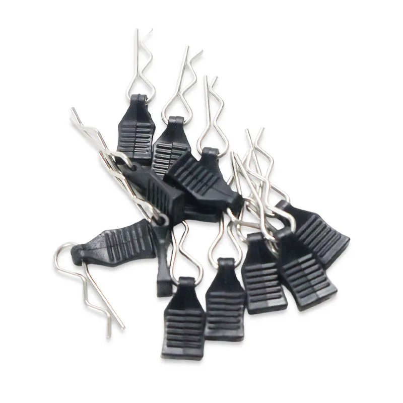 10/12PCS RC Body Shell Clip Pin 12pcs Set for MJX 16101 16102 16208 HBX 16889 Models Rubber Metal Fixing Mount