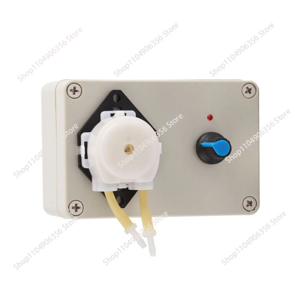 for New electric peristaltic pump AB21 pump head 12V/24V silicone tube variable speed titration pump miniature metering