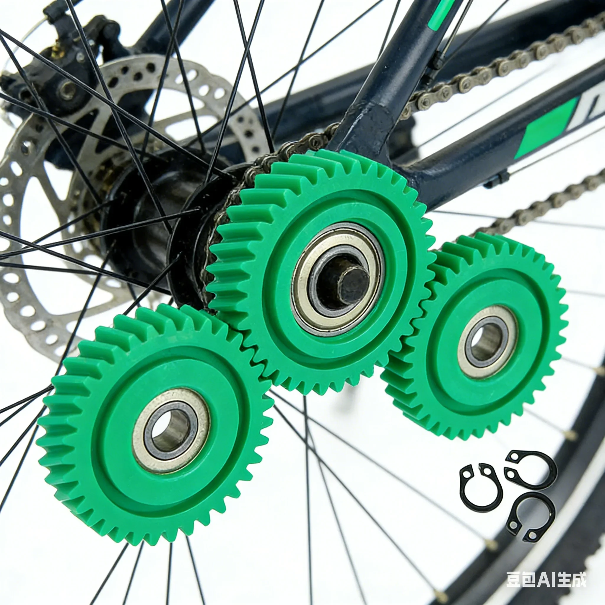 

6pcs/pack Bicycle Nylon Gears Oblique Planetary Gear Consisting Of 35-tooth/31-tooth Gears For E-bike Scooter Cycling Parts